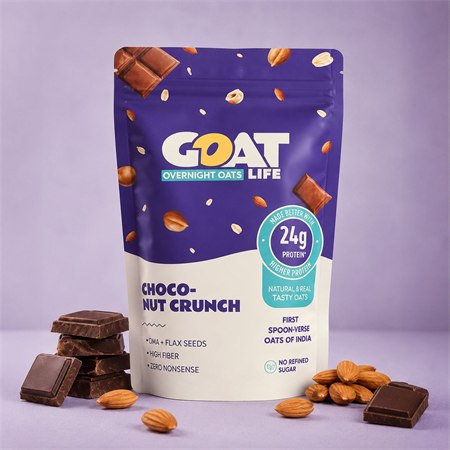 GOAT Life Choconut Crunch oats pouch