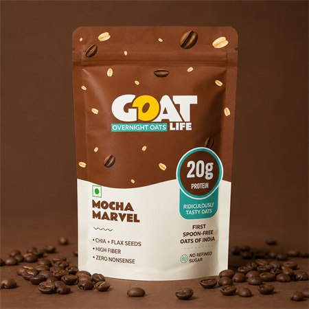 GOAT Life Mocha Marvel oats pouch